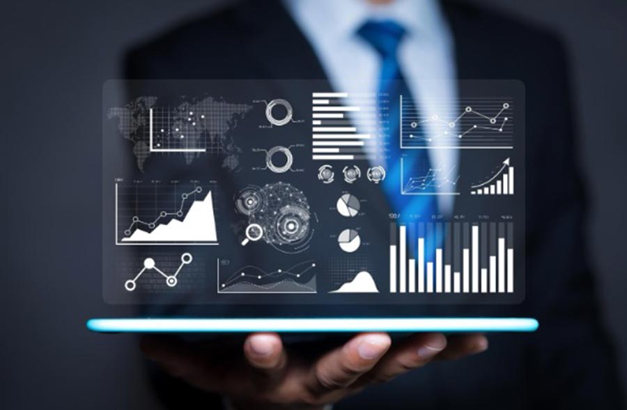 Team members are working on statistics